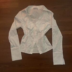 Princess Polly fitted button up blouse